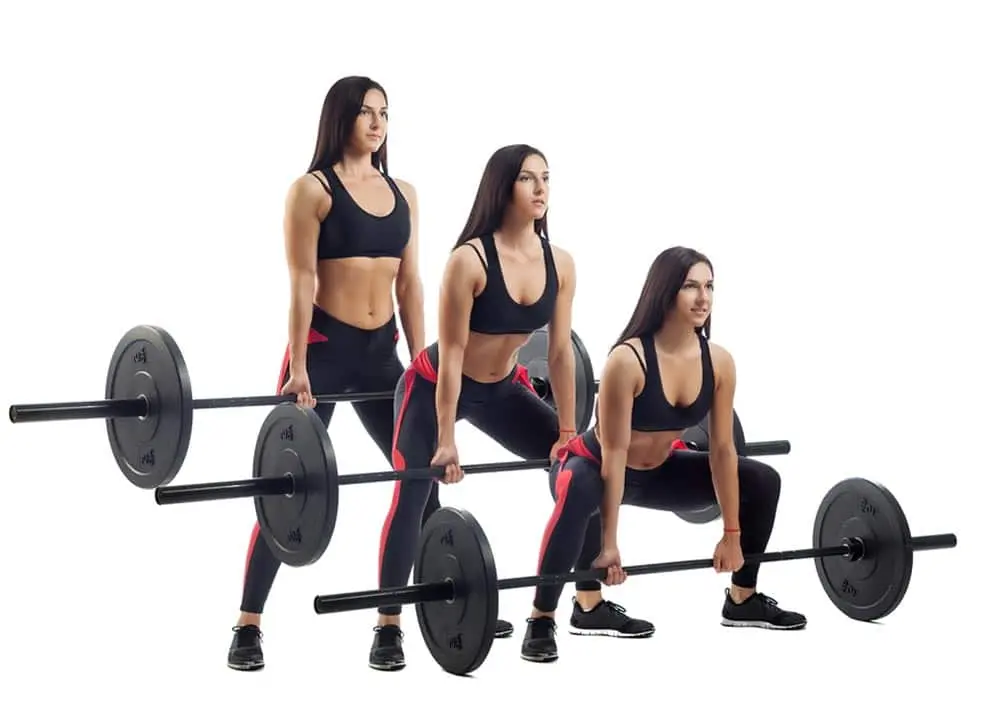 Dead-lifts the back exercises with weights