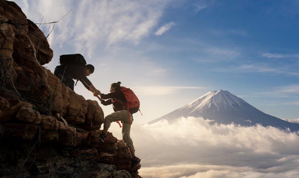 Mountain climbing for adventure vacations