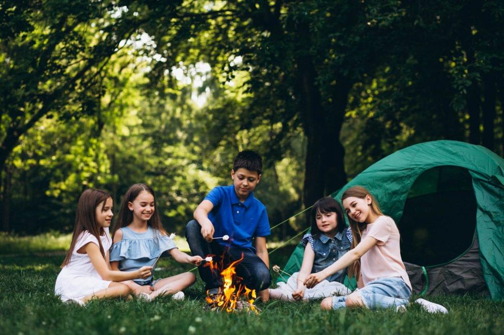 School camping activities for students