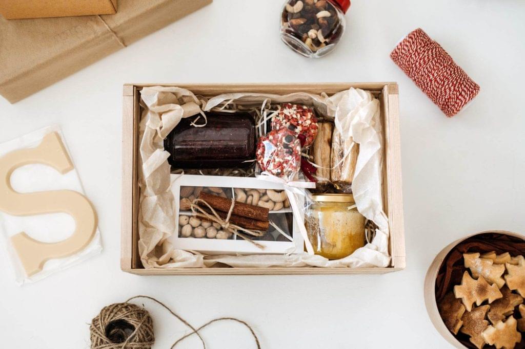 Wellness food box as mother's day gifts
